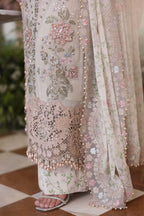 MARIA B CHIFFON MPC-26-107-Ivory Beige