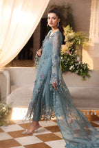 MARIA B CHIFFON MPC-26-106-Slate Blue