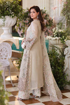 MARIA B CHIFFON MPC-26-107-Ivory Beige
