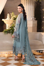 MARIA B CHIFFON MPC-26-106-Slate Blue