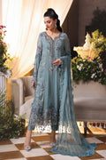 MARIA B CHIFFON MPC-26-106-Slate Blue