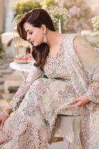 MARIA B CHIFFON MPC-26-107-Ivory Beige