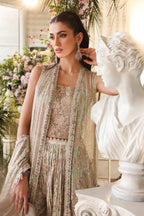 MARIA B CHIFFON MPC-26-107-Ivory Beige