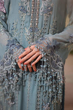 MARIA B CHIFFON MPC-26-106-Slate Blue