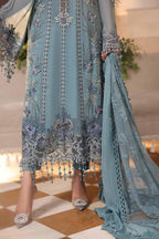 MARIA B CHIFFON MPC-26-106-Slate Blue