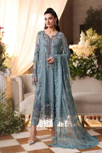 MARIA B CHIFFON MPC-26-106-Slate Blue