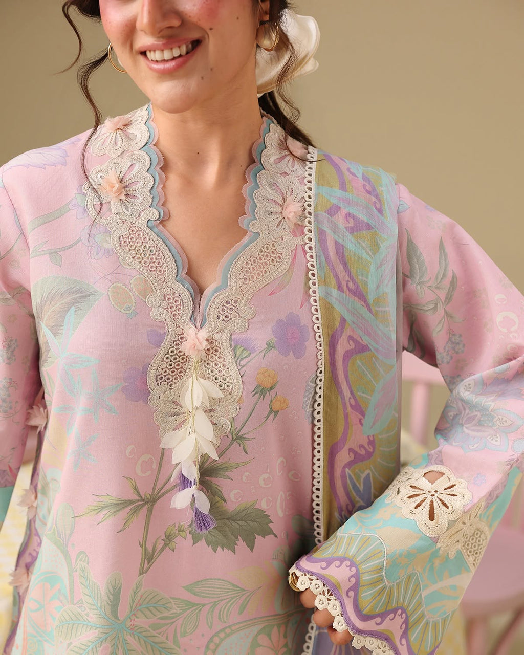 MUSHQ SOLEIL HEMLINE HONEY PETAL