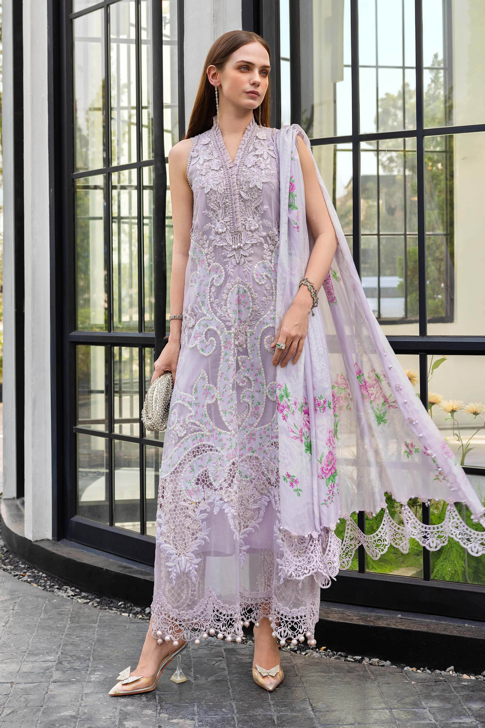 MARIA B LUXURY LAWN EL-26-12