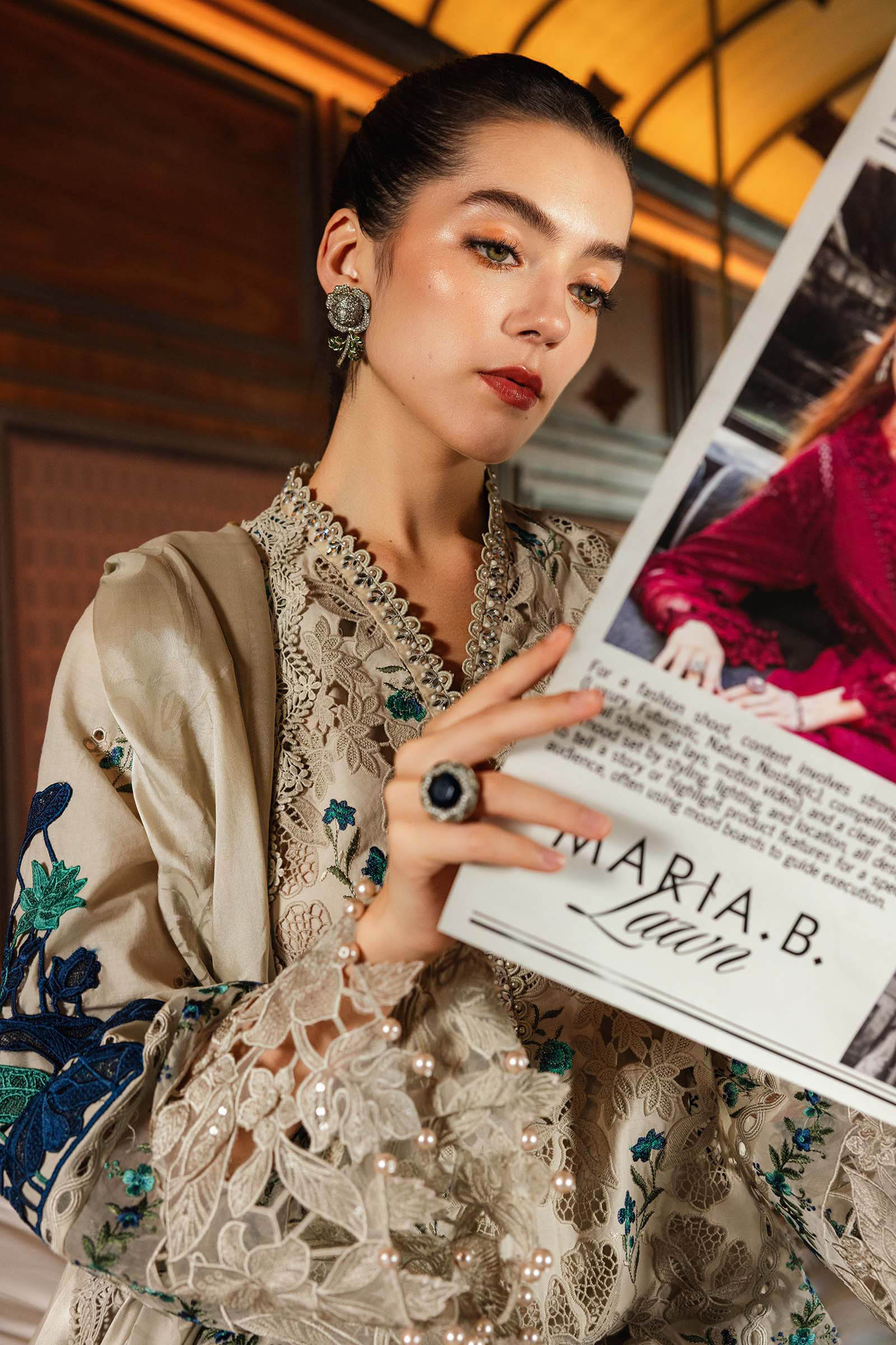 MARIA B LUXURY LAWN EL-26-08